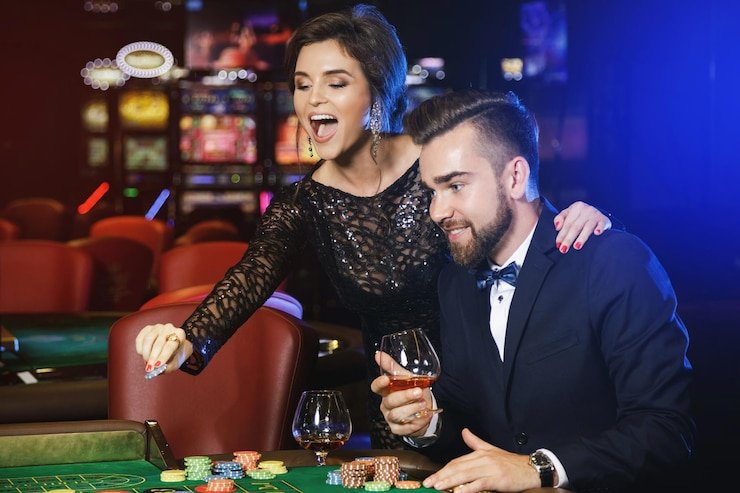 Studio live-dealer Speed Roulette di anitatoto dengan roda roulette dan dealer profesional